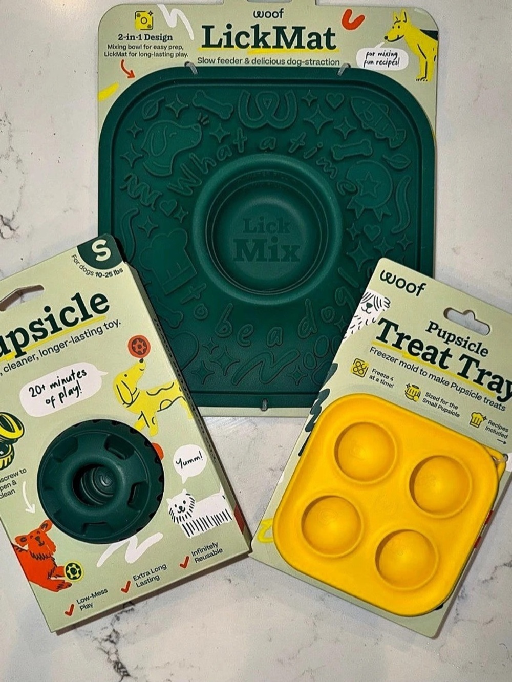 LickMat PupSicle set Dog Enrichment Feeder Set NWT